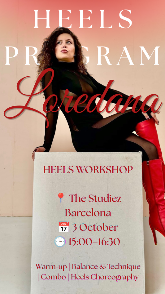 👑✨ HEELS WORKSHOP | BARCELONA | 3 OCTUBRE 2026✨👑