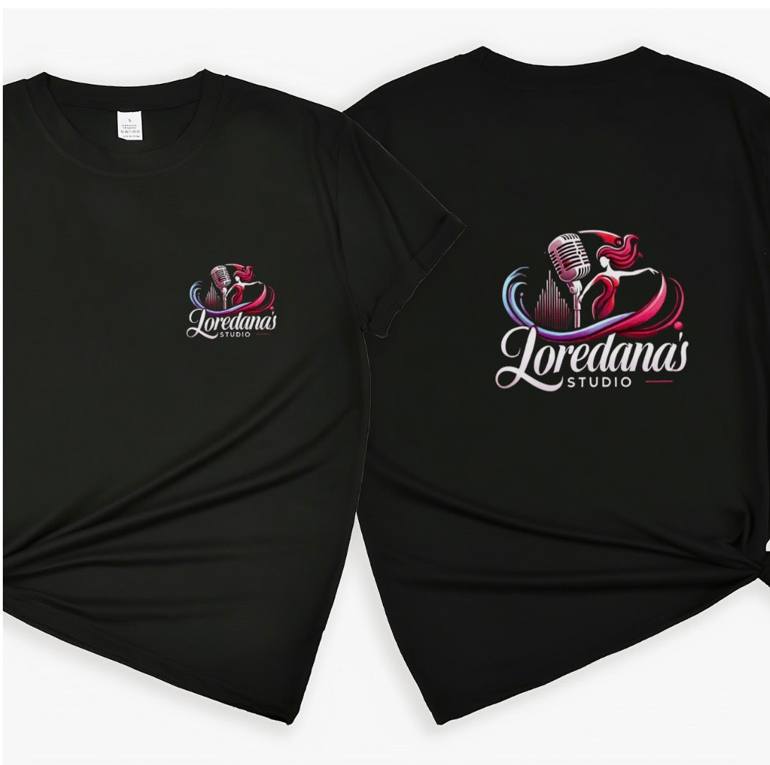 Loredanas Studio | Camiseta Logo Negra
