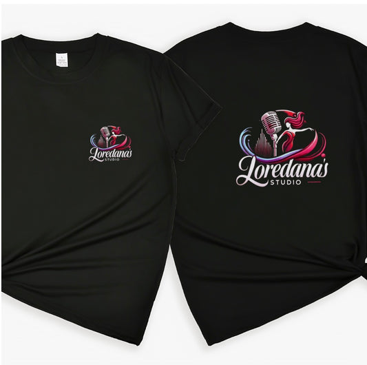 Loredanas Studio | Camiseta Logo Negra